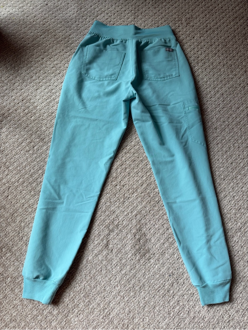 FIGS Woman’s Aqua Drawstring Scrub Pants size XS - Picture 4 of 4